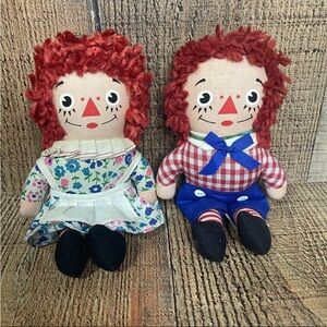 VINTAGE RAGGEDY ANN & ANDY DOLLS By KNICKERBOCKER